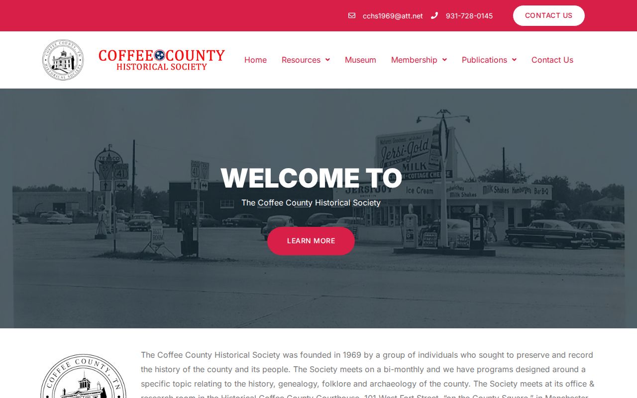 Tullahoma city directory research resource at the Coffee County Historical Society